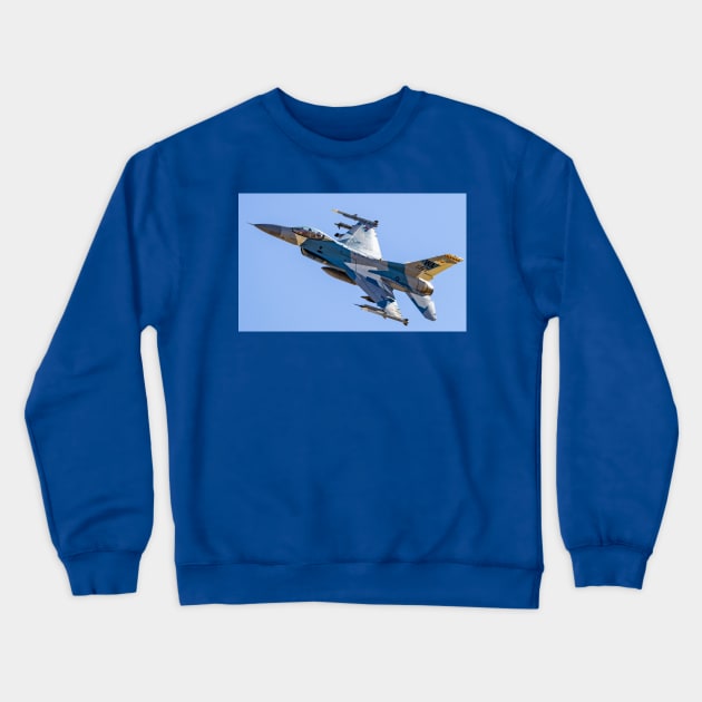 F-16C 64th Aggressor Squadron at Red Flag Crewneck Sweatshirt by acefox1